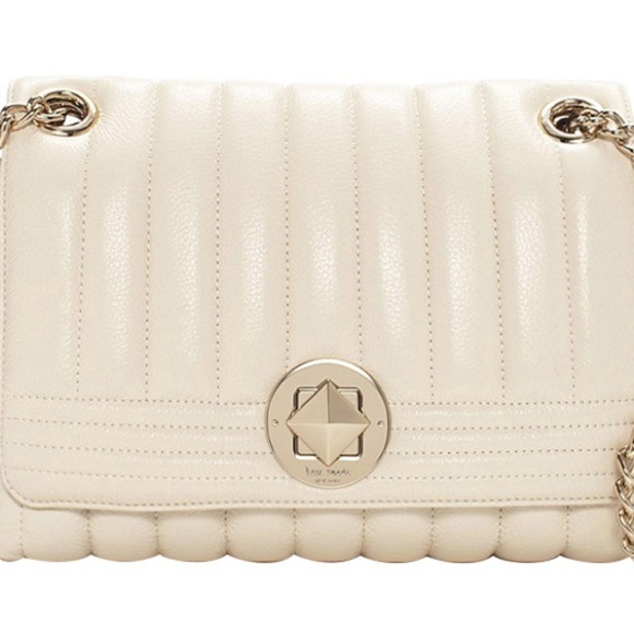 Kate Spade Gold Coast Evangeline Clotted Cream # WKRU1933 Pre Loved - Picture 4 of 15